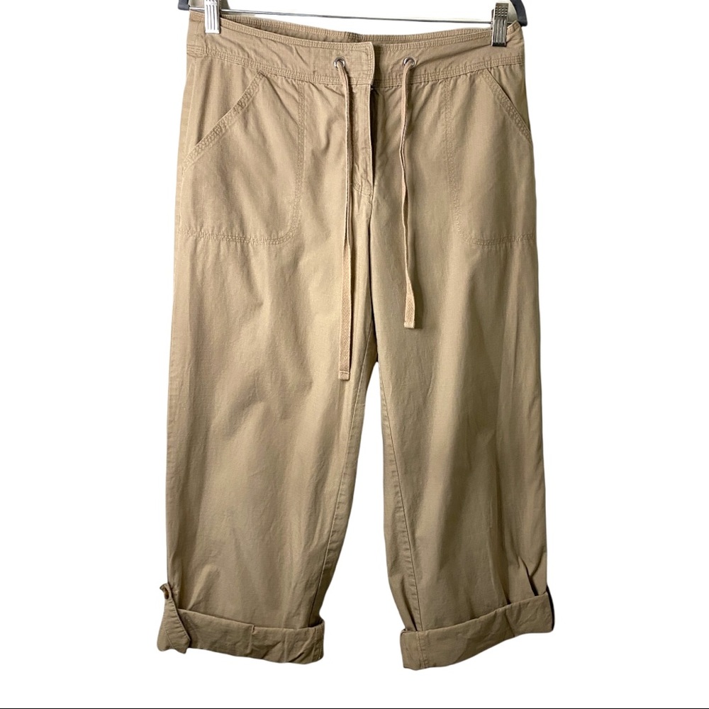 Kate Hill Tan Convertible Utility Pants (8)